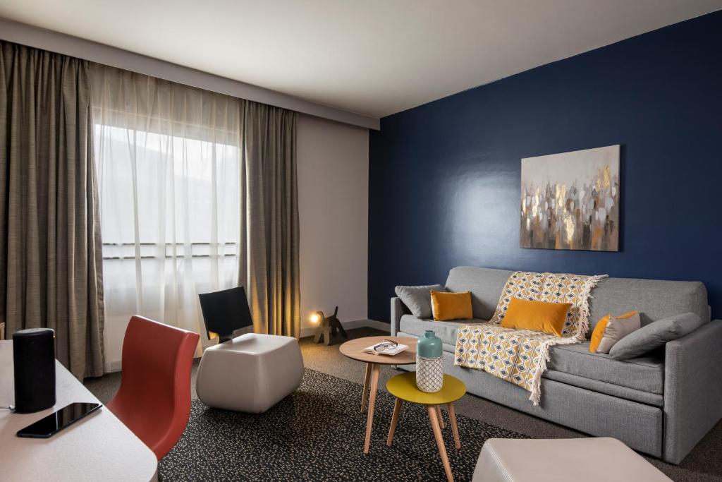 Posezení v ubytování Aparthotel Adagio La Défense Esplanade