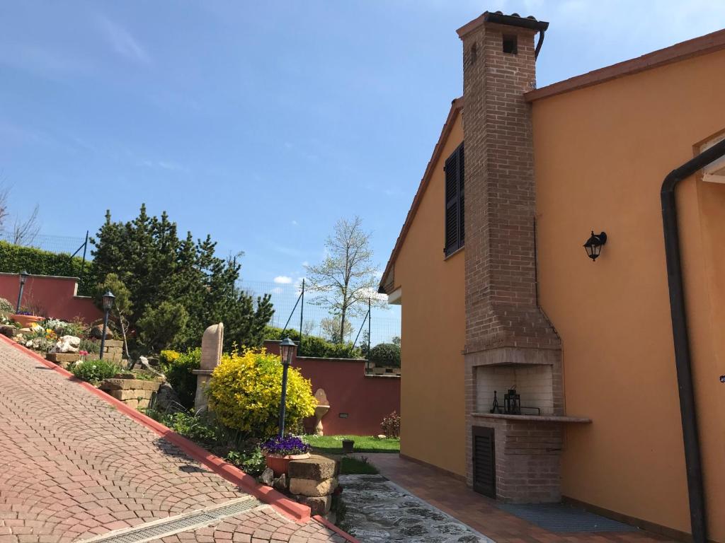 Budova, kde se bed and breakfast nachází