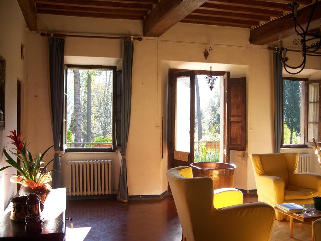 Posezení v ubytování Villa Giarradea