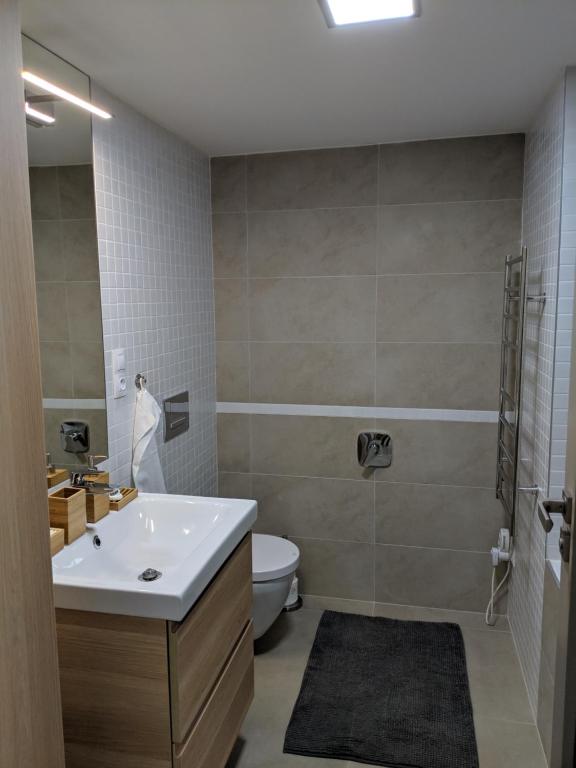 Koupelna v ubytování AP10 - Apartments 4U Březinova "Overnight Simply"