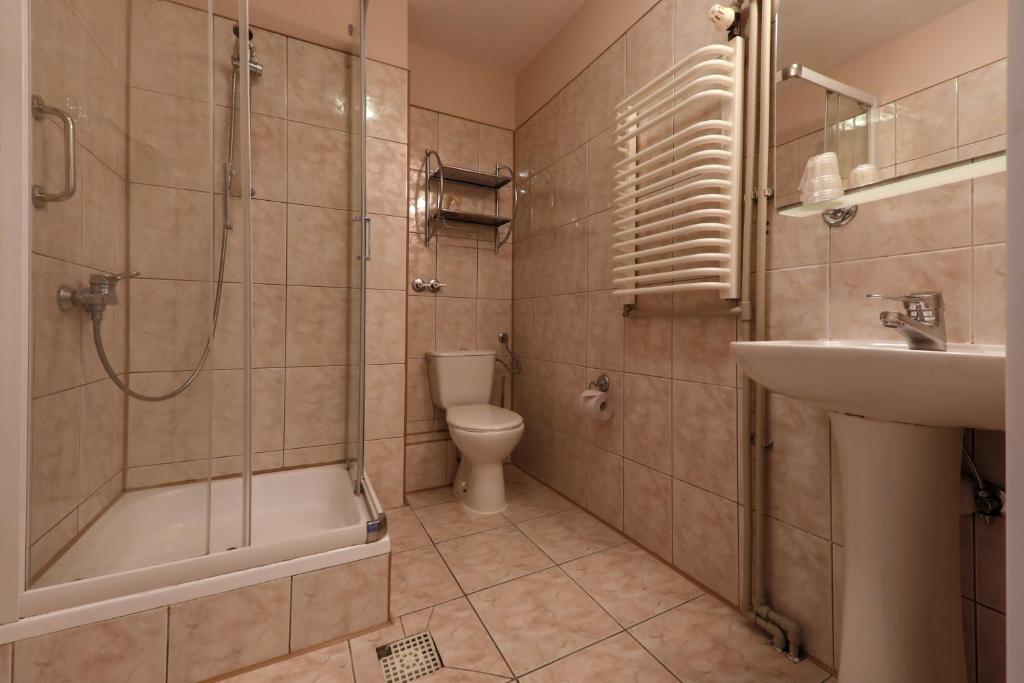Kúpeľňa v ubytovaní Hotel *** NAT Wisła