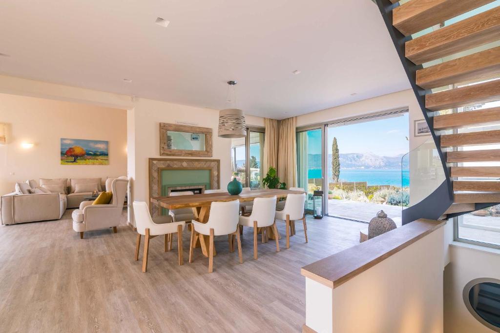 Posedenie v ubytovaní Melithea Seaview Villa