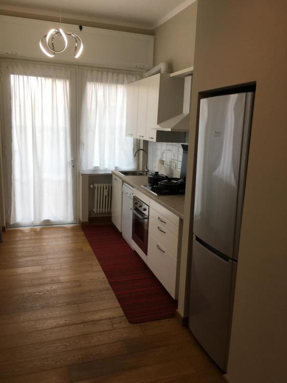 Küche/Küchenzeile in der Unterkunft Cooper Apartment