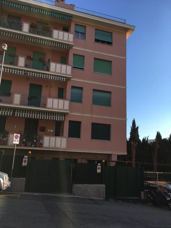 Das Gebäude in dem sich die Ferienwohnung befindet