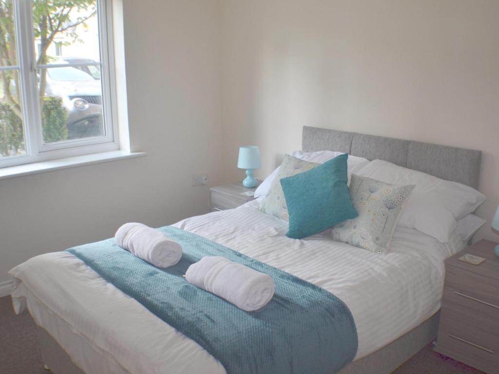 Ein Bett oder Betten in einem Zimmer der Unterkunft Stay In | Durham CLS Highfield Apartments
