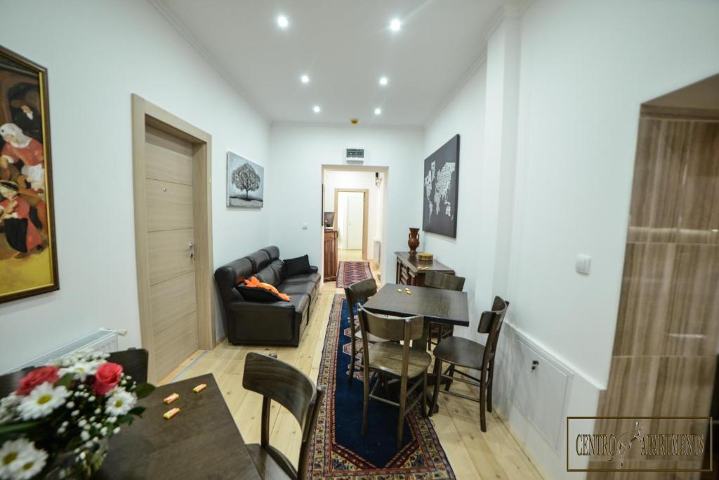 Posezení v ubytování Centro Apartments