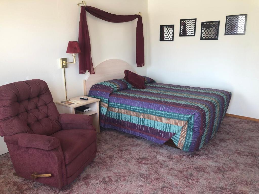 Posezení v ubytování Wheels Motel