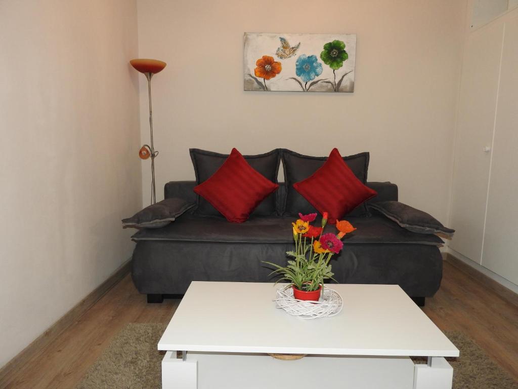 Część wypoczynkowa w obiekcie Warmbad Apartments