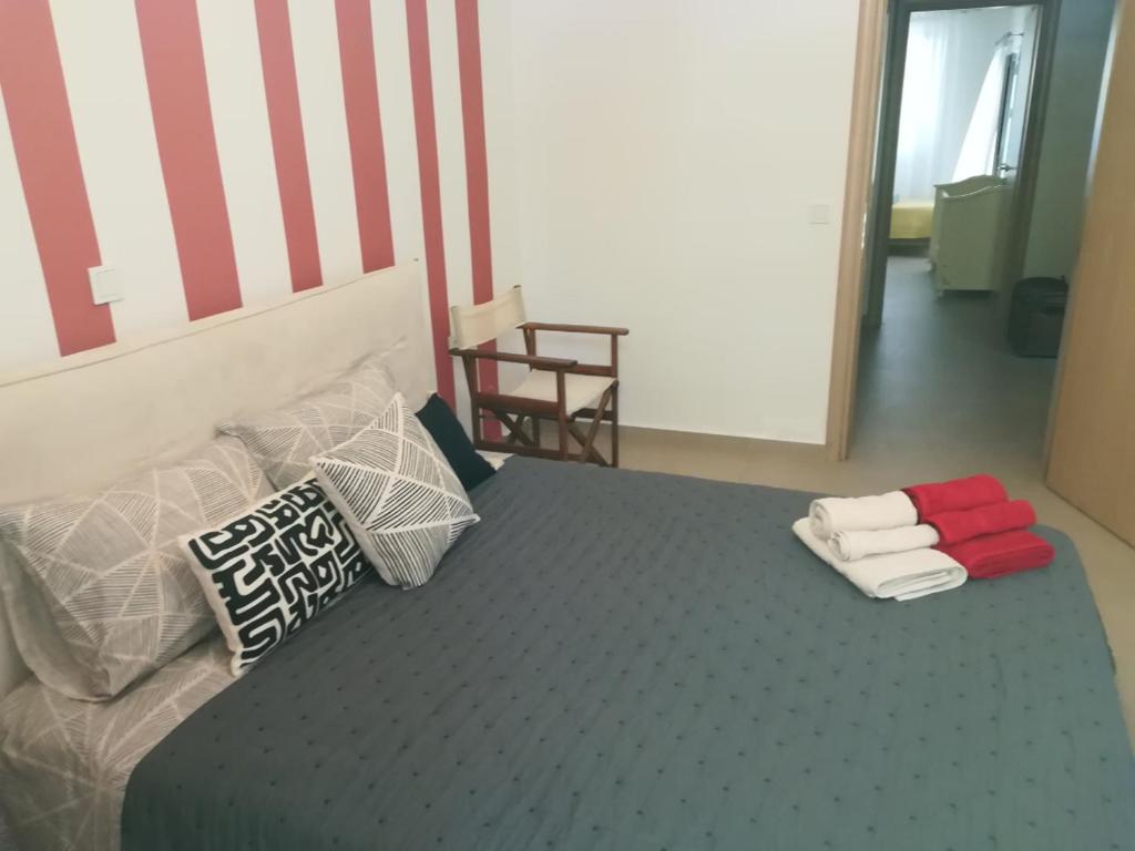 Posteľ alebo postele v izbe v ubytovaní Boubou's place
