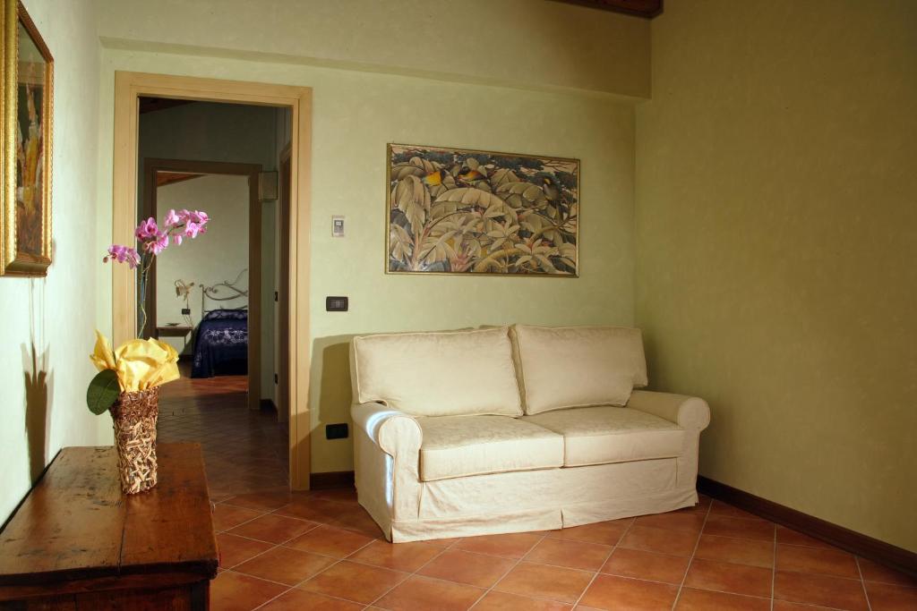 Posezení v ubytování Agriturismo Macesina