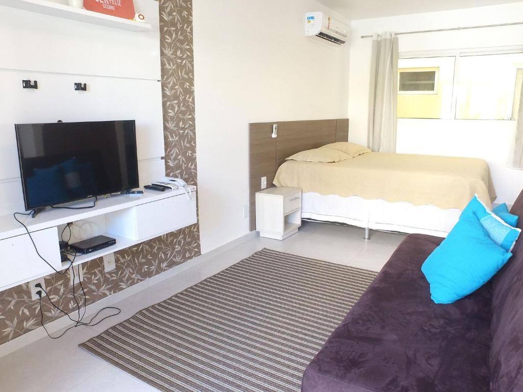  Flat completo e bem localizado no Solar Água Pipa por Carpediem