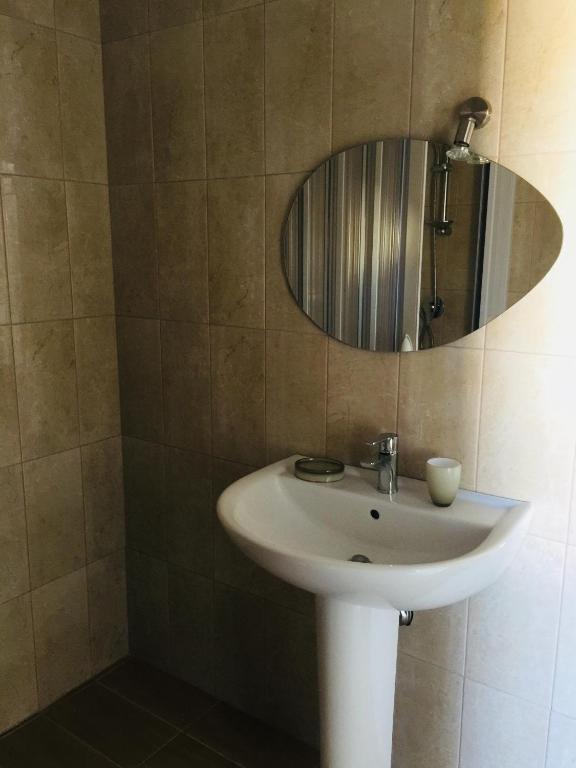 Koupelna v ubytování B&B Pizzomunno e Cristalda Rooms