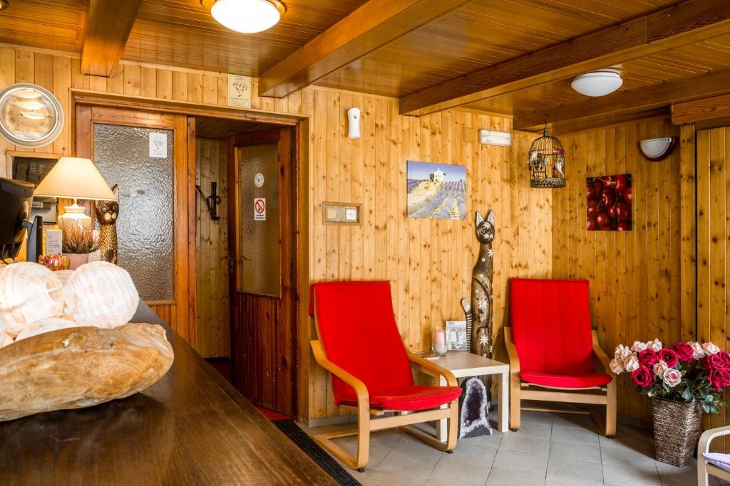 Posezení v ubytování Hotel Konopiště Nová Myslivna