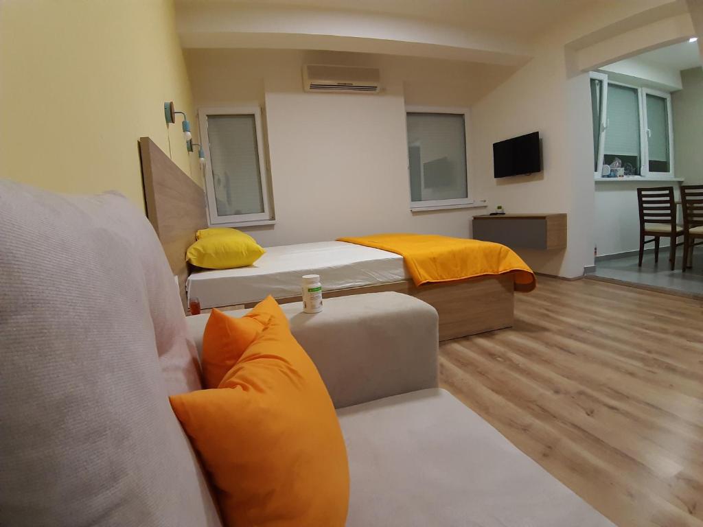 Posezení v ubytování Bojana Apartment