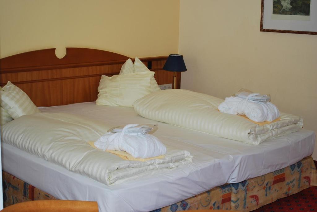 Postel nebo postele na pokoji v ubytování Thermal Resort Hotel Elisabethpark