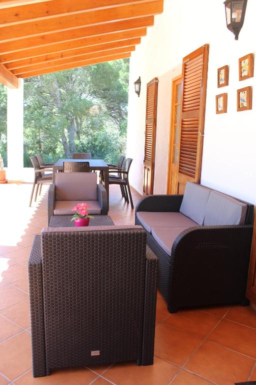 Posezení v ubytování Villa Moll