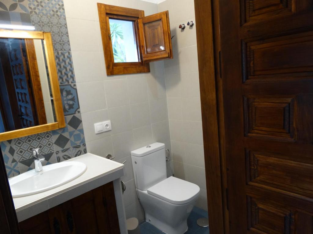 Koupelna v ubytování B&B Cortijo Loma León