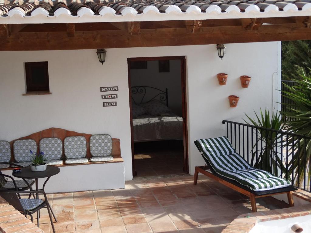 Posezení v ubytování B&B Cortijo Loma León