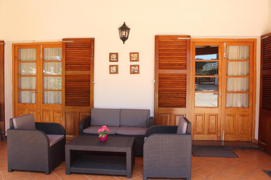 Posezení v ubytování Villa Moll