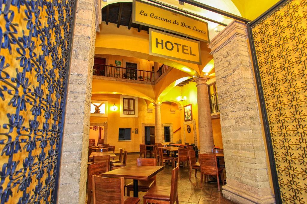 Restaurace v ubytování La Casona de Don Lucas