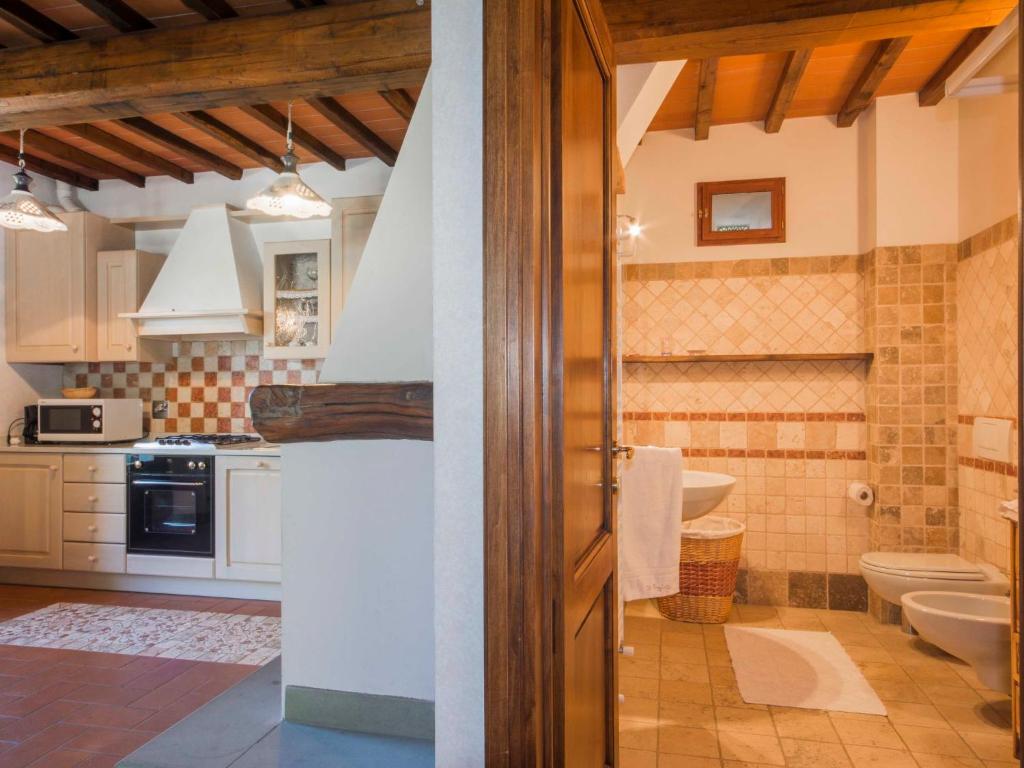 A kitchen or kitchenette at Apartment Il Borghetto-1 by Interhome