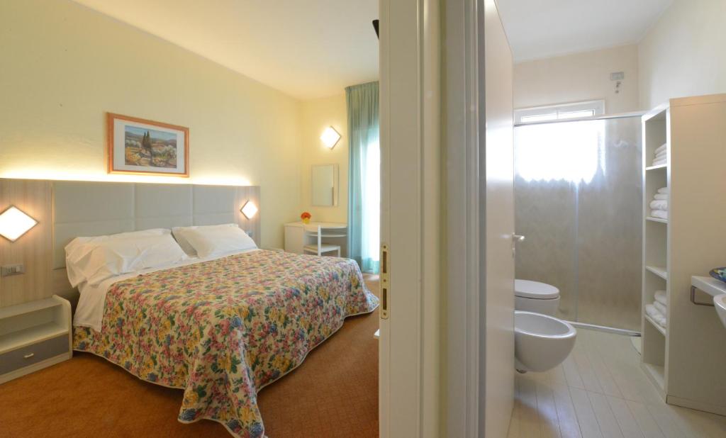 Koupelna v ubytování Hotel Doge