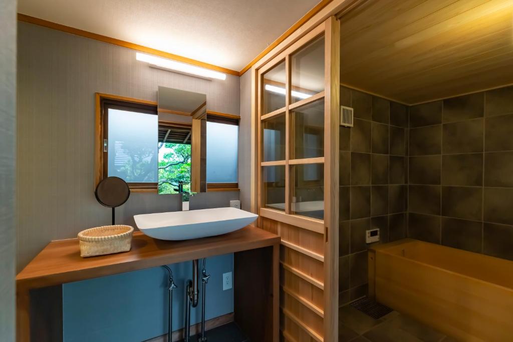 Koupelna v ubytování NIPPONIA HOTEL NARA NARAMACHI