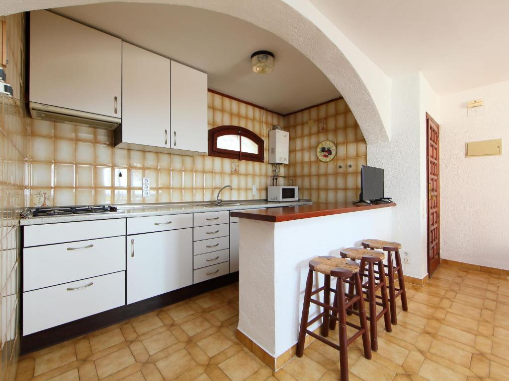 Kuchyň nebo kuchyňský kout v ubytování Holiday Home Peces 3 by Interhome