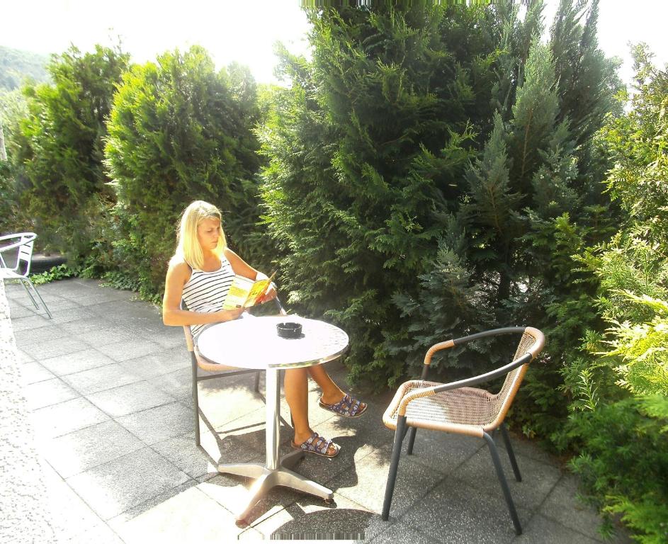Zahrada ubytování Pension Fitnessoase