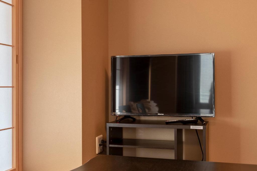 TV a/nebo společenská místnost v ubytování Kakigara Ryokan