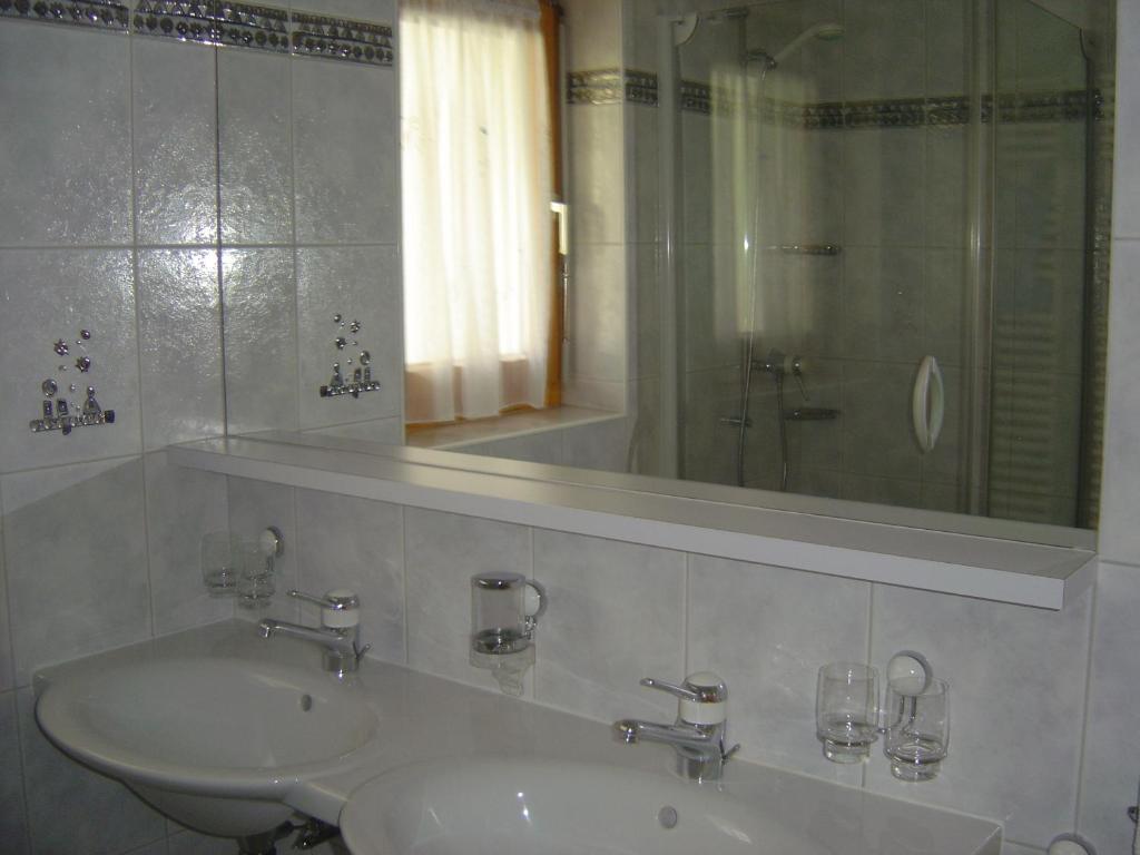 Koupelna v ubytování Haus Le Mirage