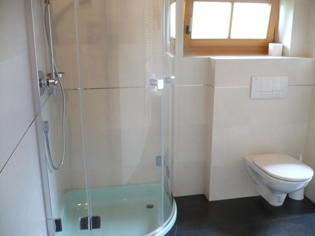 Koupelna v ubytování Appartement Gasser