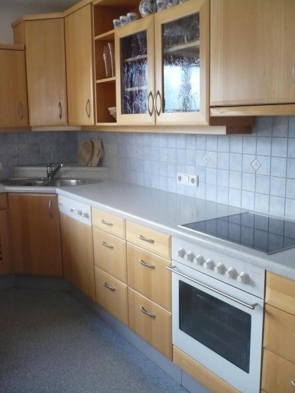 Kuchyň nebo kuchyňský kout v ubytování Appartement Gasser