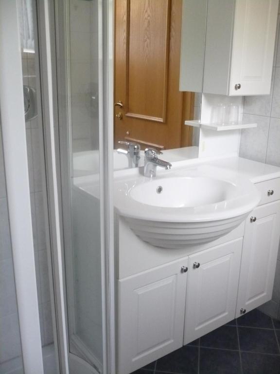 Koupelna v ubytování Appartement Gasser