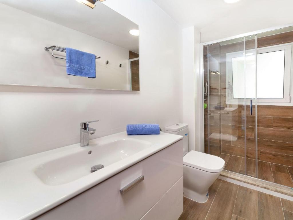 Kúpeľňa v ubytovaní Apartment Blau by Interhome