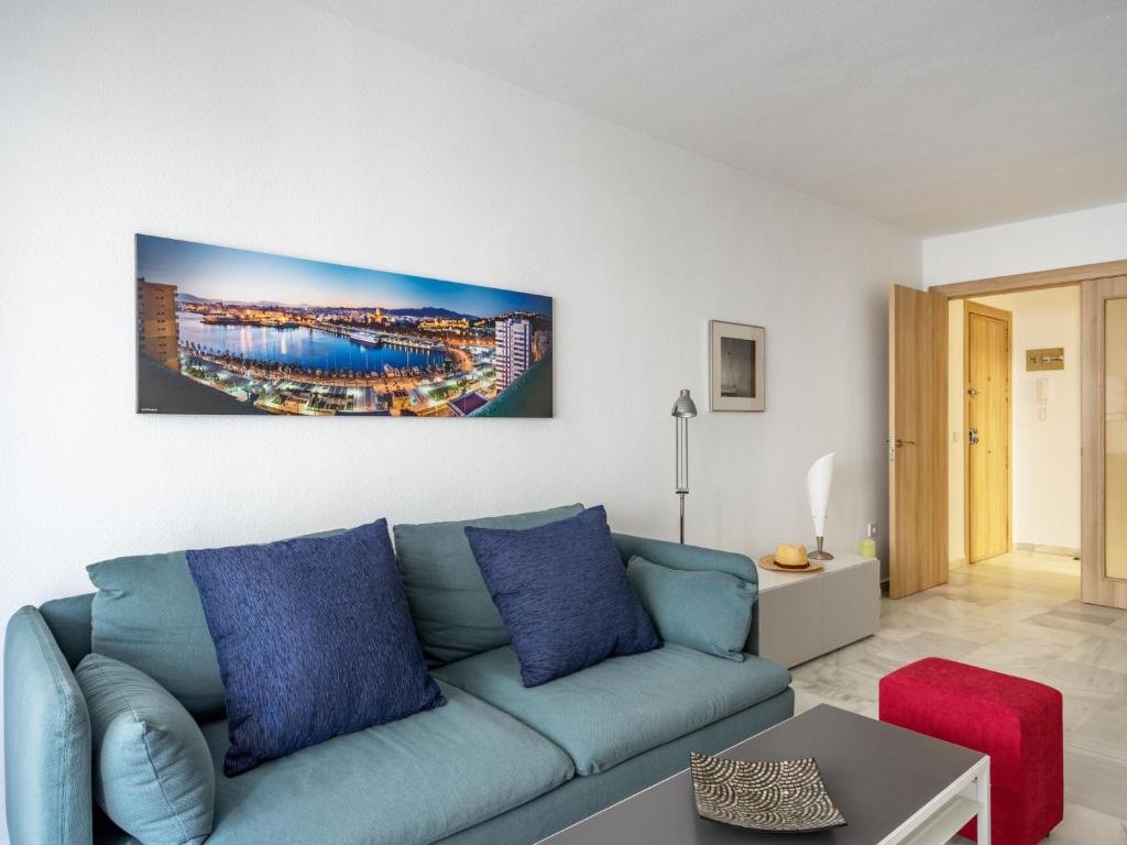 A seating area at Apartment Carihuela Playa-2 by Interhome