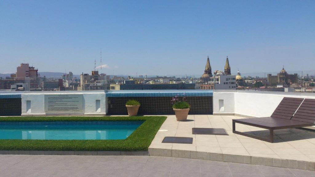 Bazén v ubytování Best Western Plus Gran Hotel Centro Historico nebo v jeho okolí
