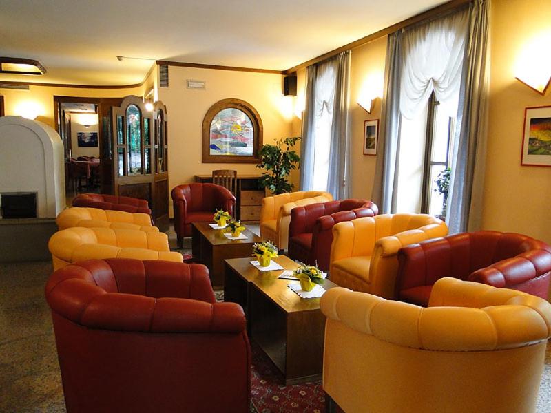 Posezení v ubytování Albergo Dolomiti