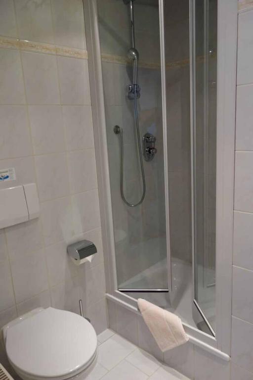 Koupelna v ubytování Hotel Bayerischer Hof