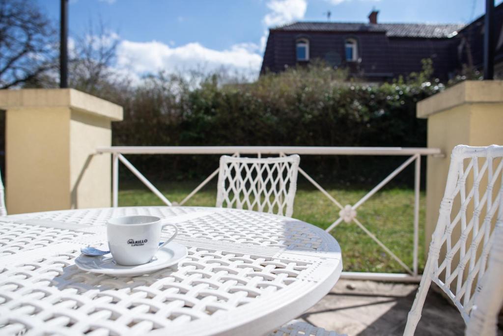 A balcony or terrace at Walzer Hotel