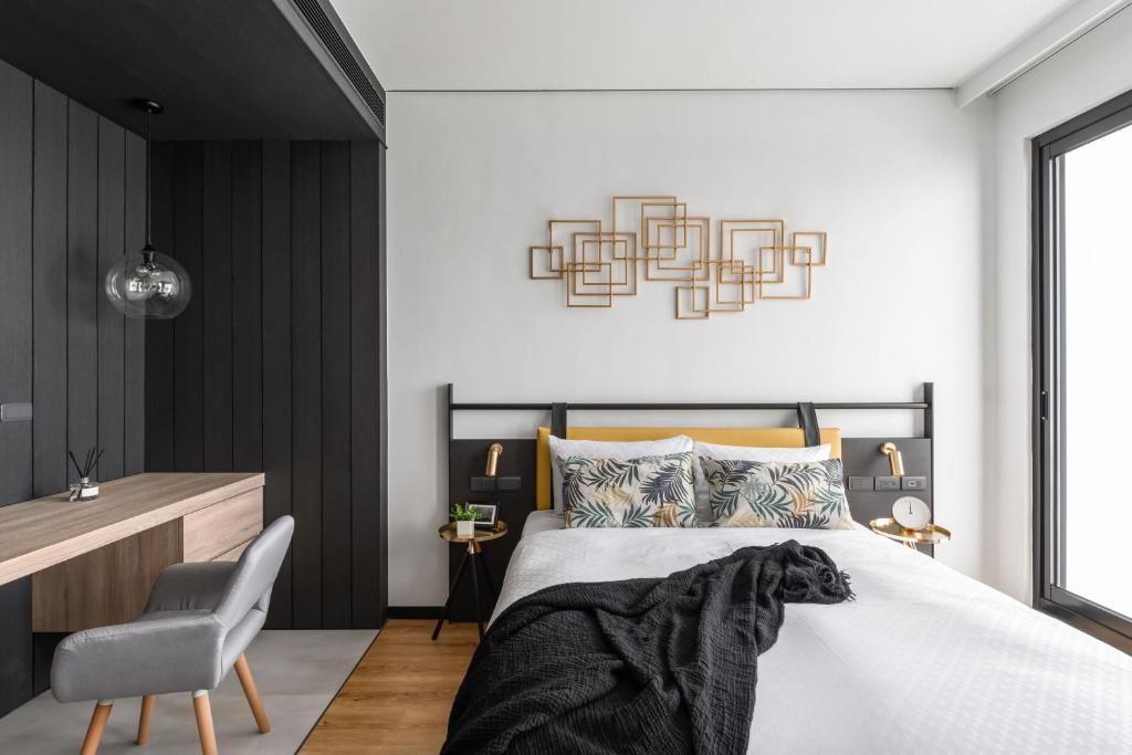 Postel nebo postele na pokoji v ubytování Hido Hostel