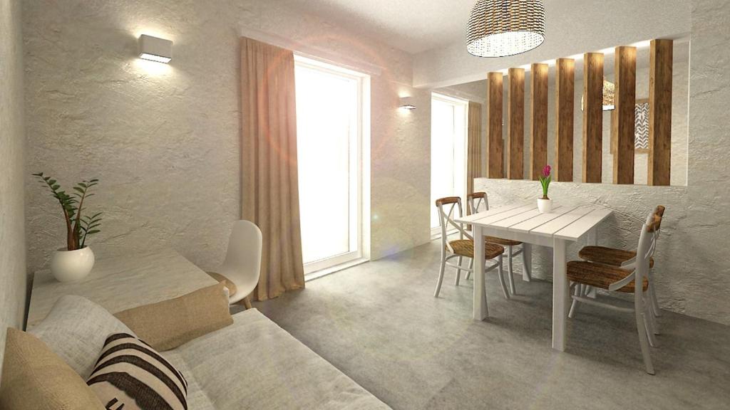 Posezení v ubytování Aeolia suites
