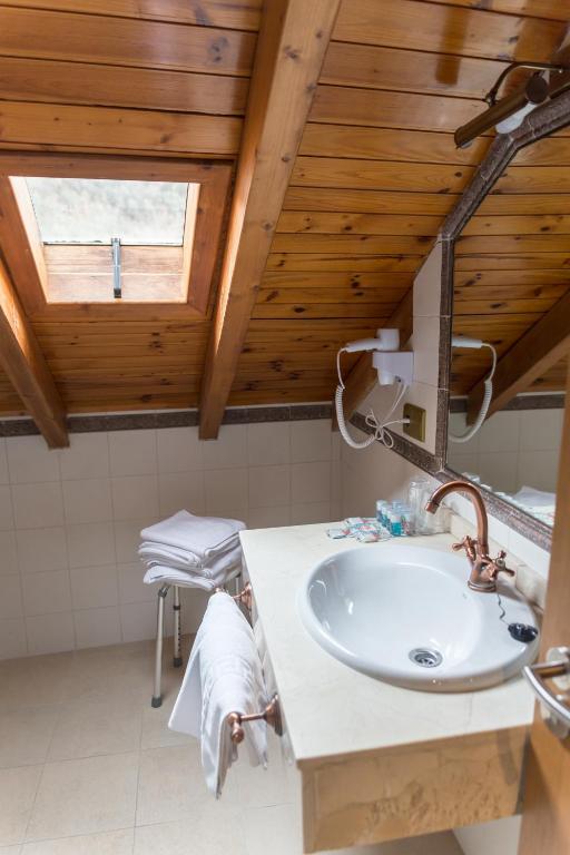 Koupelna v ubytování Hotel Ambasmestas