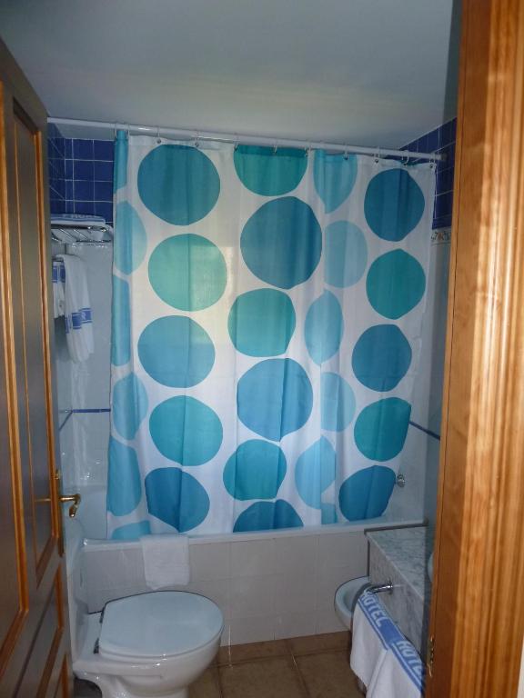 Koupelna v ubytování Apartahotel Faure