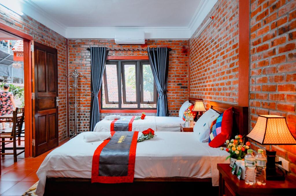 Tam Coc Ngo Đong Homestay - Chambre Royale Avec Deux Lits Royaux