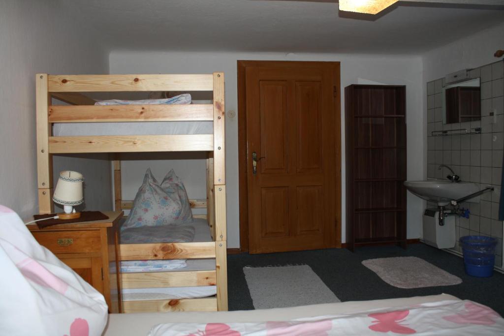 Postel nebo postele na pokoji v ubytování Ferienwohnung Schaupphof