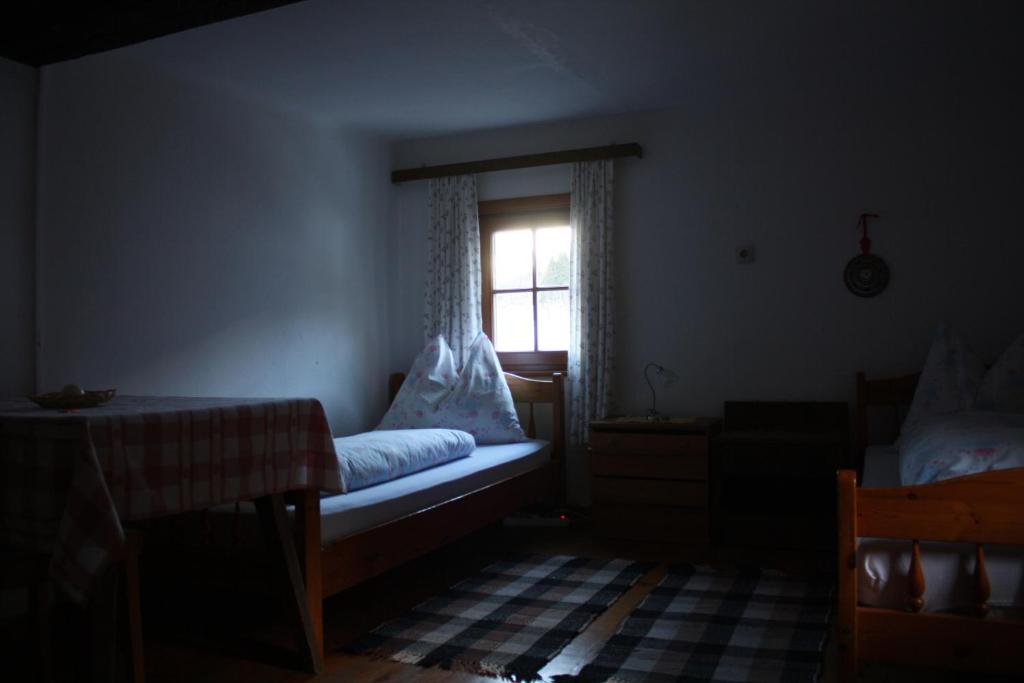 Postel nebo postele na pokoji v ubytování Ferienwohnung Schaupphof