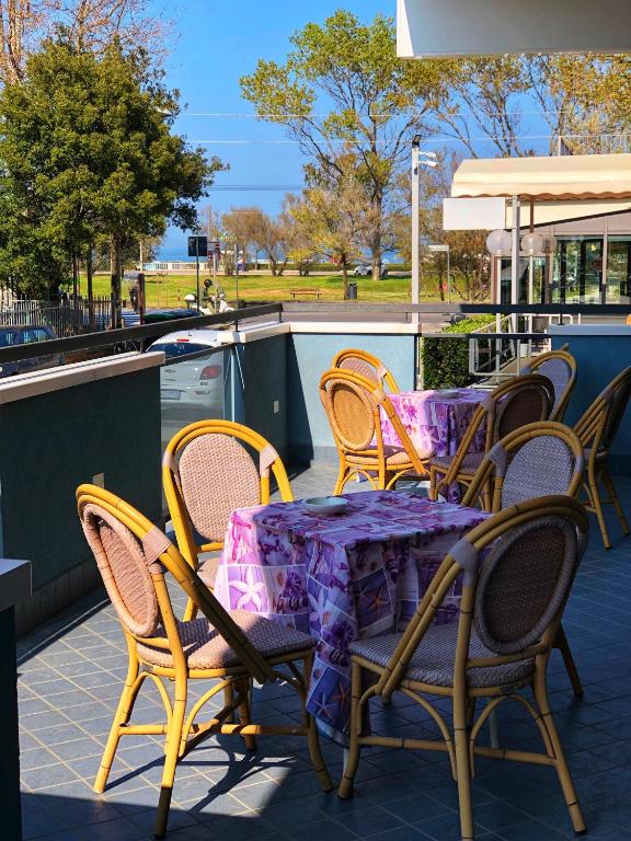 Balkón nebo terasa v ubytování Hotel Amoha
