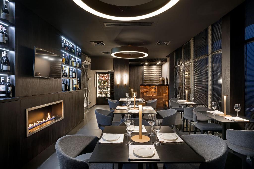 Posezení v ubytování BANKHOTEL