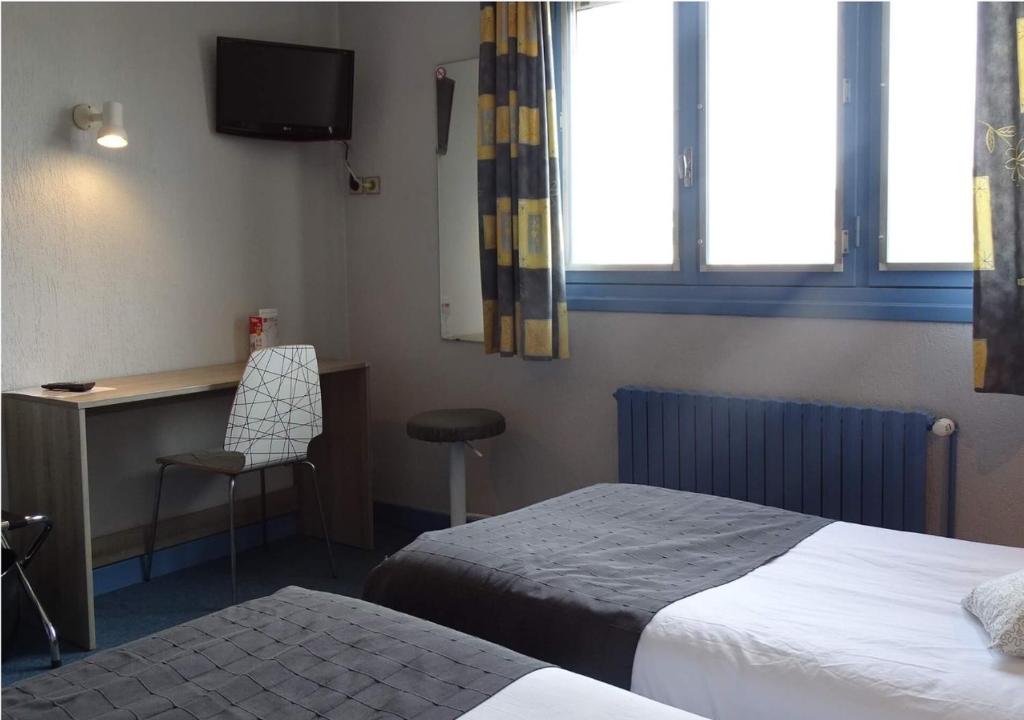 Postel nebo postele na pokoji v ubytování Europa Hotel